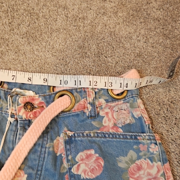 BiBi Denim with Pink Floral Accents - Picture 11 of 14